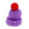 Bundle of 10 Mini Knitted Hats Clothing Accessories and Children Hair Accessories for DIY Decorative Crafts Household