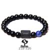 Pulsera de Ojo de Tigre y Piedra Pintada de las Doce Constelaciones