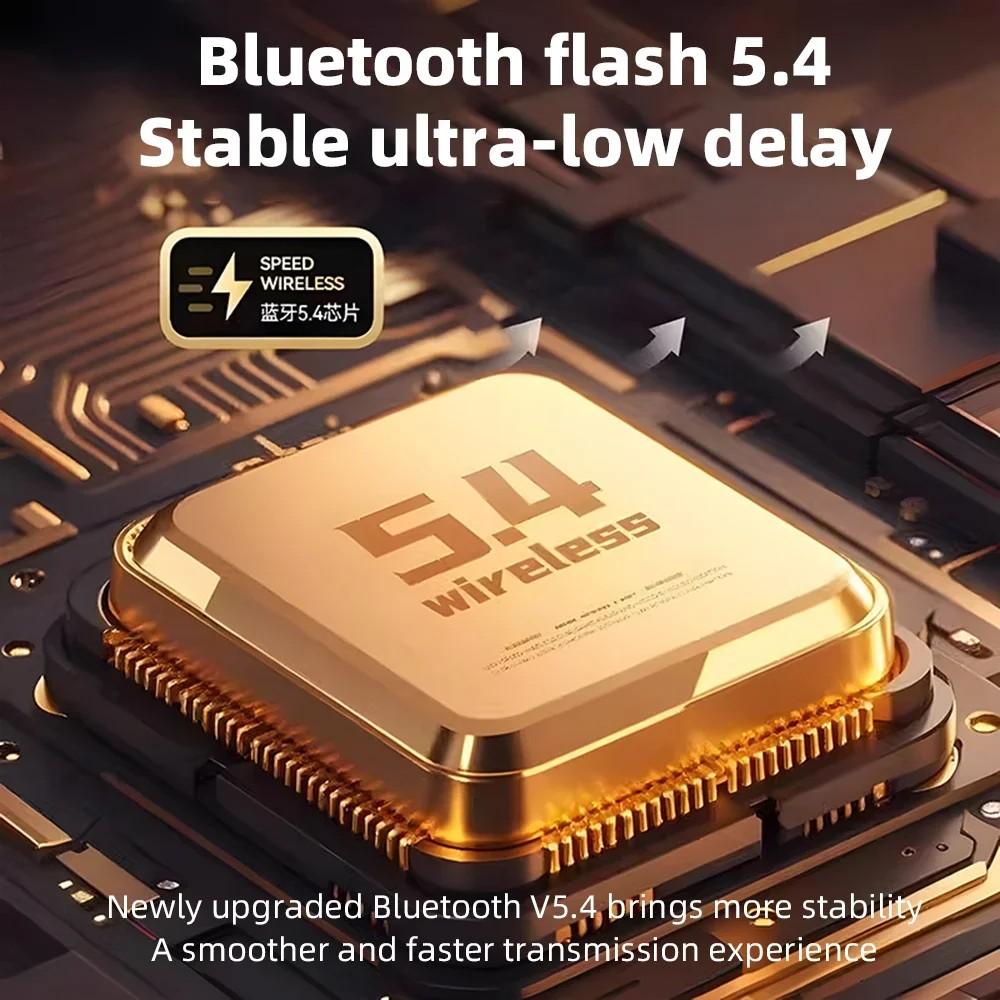 Mini In-Ear Wireless Earphones Digital Display HiFi Stereo Music Headset With HD Microphone Noise Cancel Low Latency