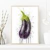 Simple Watercolor Vegetables Botanical Canvas Painting Wall Art Pictures Food Posters Art Prints Living Room Kitchen Home Decor