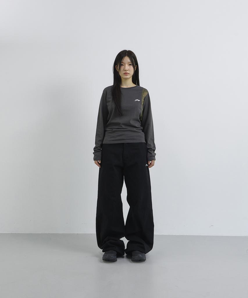 Tansanmageunesyum Hand Bone Black Pants (Black)