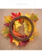 2026 Autumn Halloween Berry Pumpkin Wreath, Home & Door Decoration Vine Ring for Thanksgiving