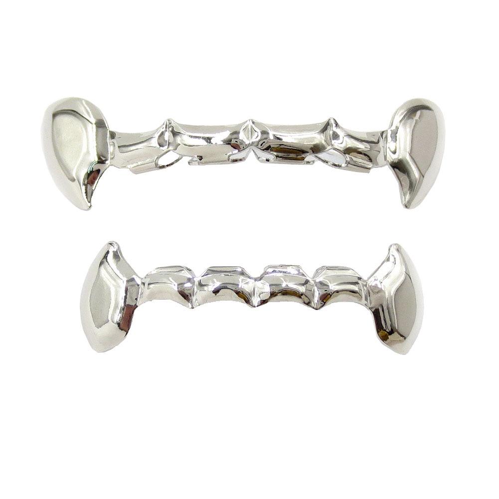 Gold Fangs Hip Hop Grillz - Trendy Personality False Teeth
