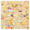 100 Cute Butter Bear Stickers for Journals, DIY, Helmets, & Children's Rewards