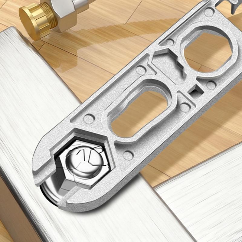 Easy to Use Aluminum Alloy Water Faucet Installation Wrench with 16 Functions for Multiple Pipe Size Quality Design
