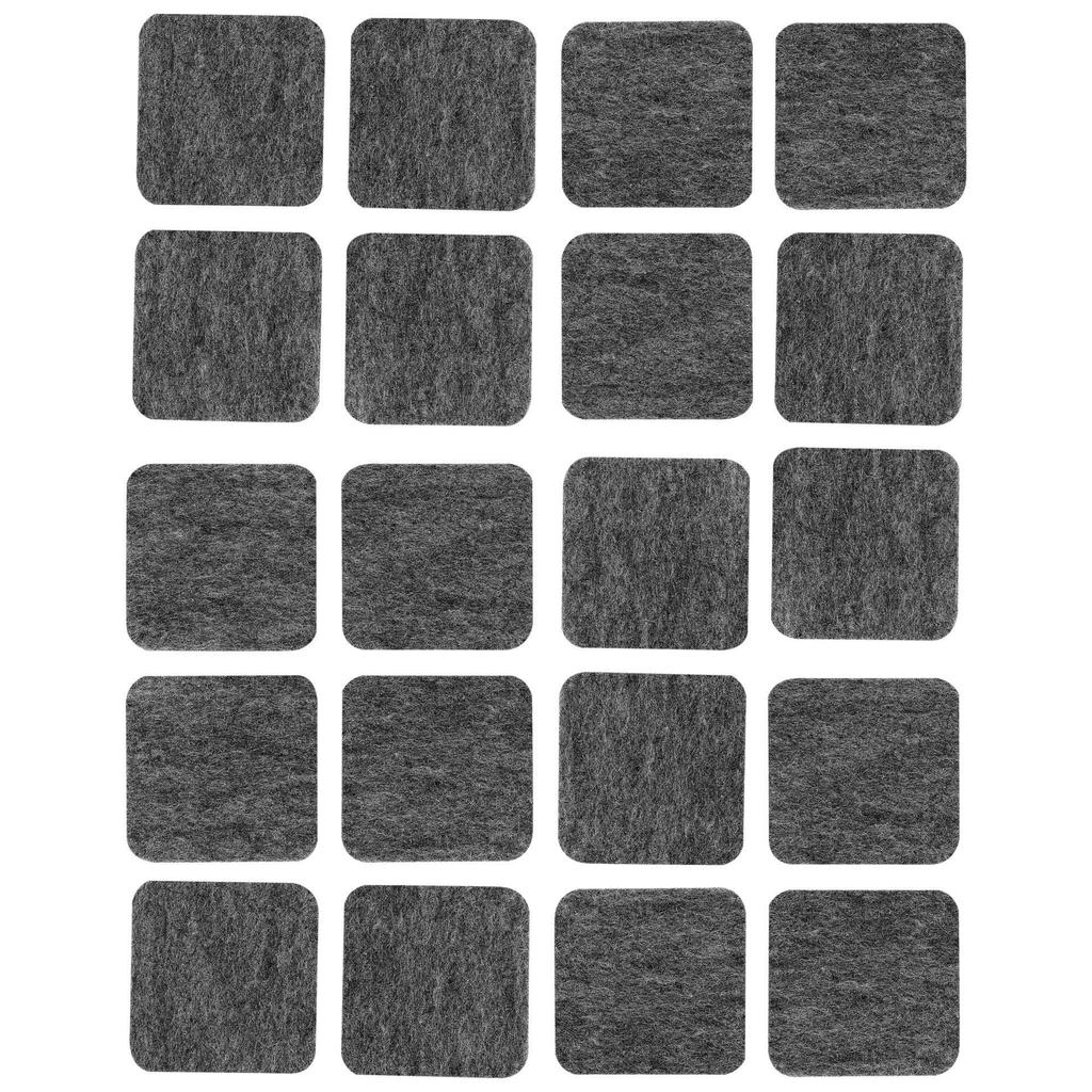 Self-adhesive felt pads gray (set of 20) 20x20mm Vorstahl