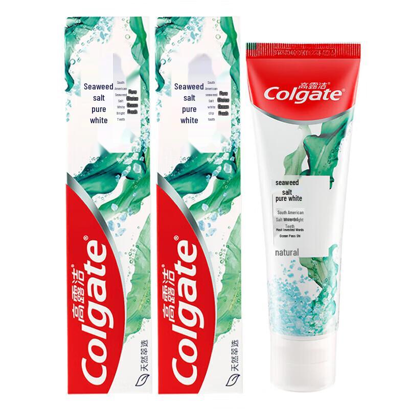 

Зубная паста Colgate с водорослями и солью для ухода за деснами и отбеливания (2 x 120 г)