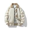 Men's Winter New Casual Fashion Trend Lapel Thickened Couple Warm Youth Vitality Cotton Coat