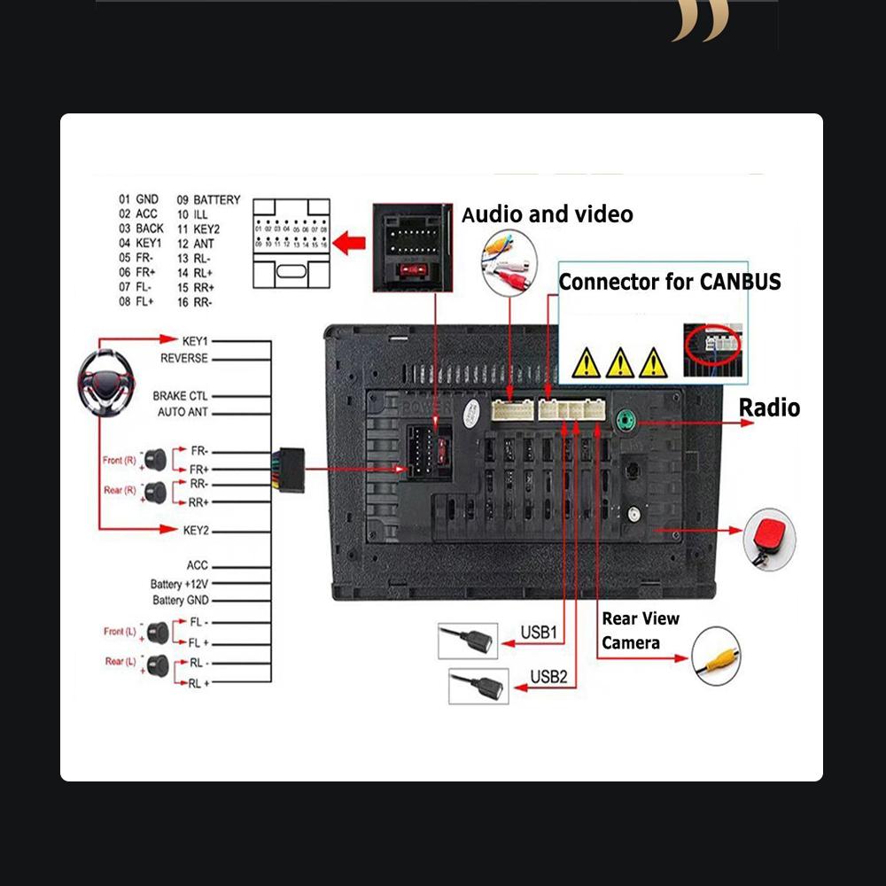 Icreative Car Radio Multimedia MP5 Player Head Unit Stereo BT For Nissan Navara D40 2005-2010