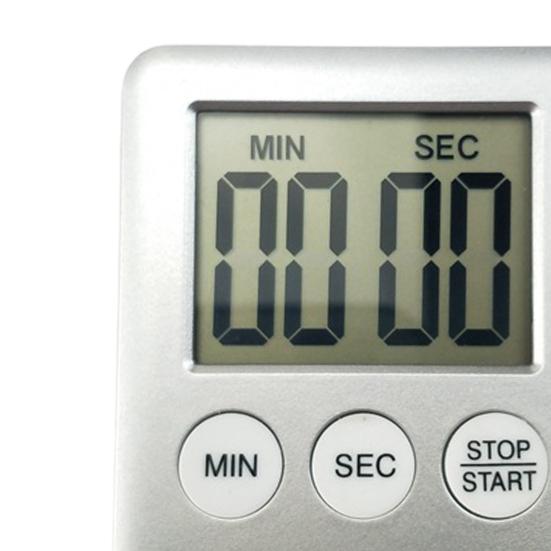 Cooking Timer Surface Practical Smooth ABS LCD Screen Magnetic Baking Reminder for Kitchen