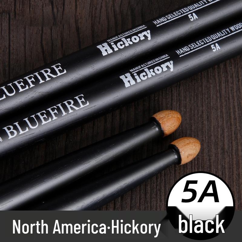 Han Lan Huo Solid Wood Drumstick Holder & Stand for 5A/7A Children's Drumsticks, Walnut Wood