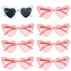 Bachelorette Party Sunglasses Bride To Be Bridesmaid Gift Wedding Bridal Shower Decor Black White Square Heart Shaped Glasses