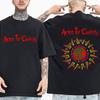 T-shirt Grafica Rock Band Alice in Chains Uomo Donna Vintage Gotico Punk T-Shirt Maschile Classica Oversize T-shirt Top Streetwear