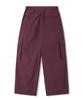 Trillion Utility Belt Multi Knee Tuck Cargo Wide Pants_Magenta