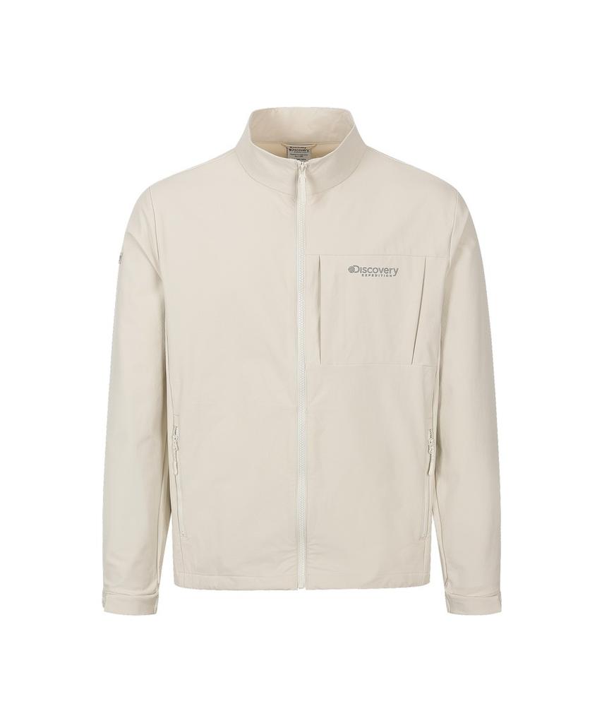 Discovery Expedition Men'S Essential High-Neck Softshell Jacket (Ivory)