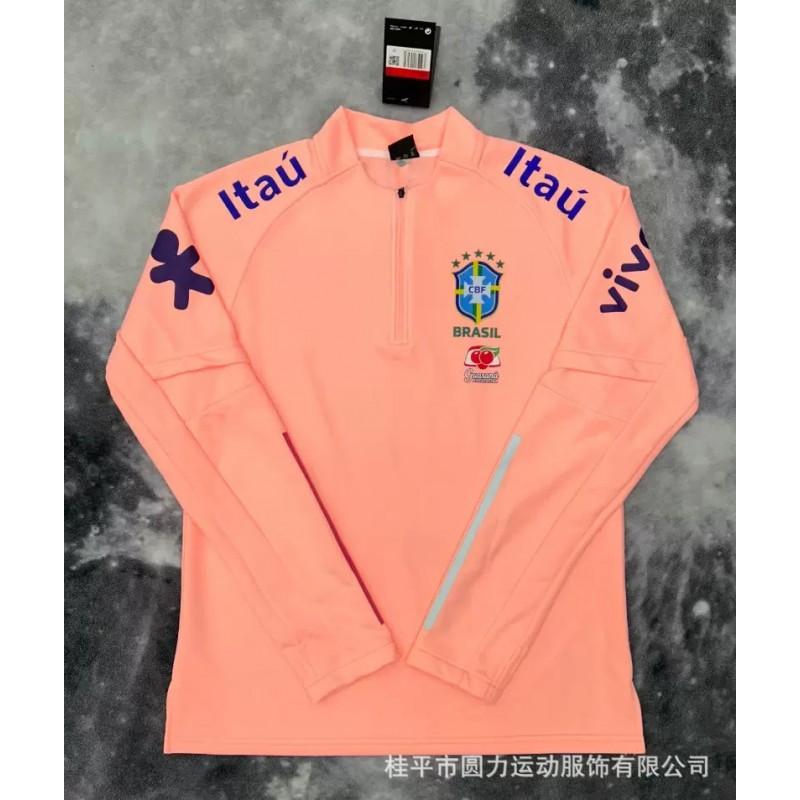 Brazil Football Windbreaker Cotton Coat Unisex