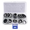 45Pcs Car A/C Compressor Gasket Seal Repair Kit NBR Air Conditioning Sealing Gasket Set With Storage Case 6 Different Size