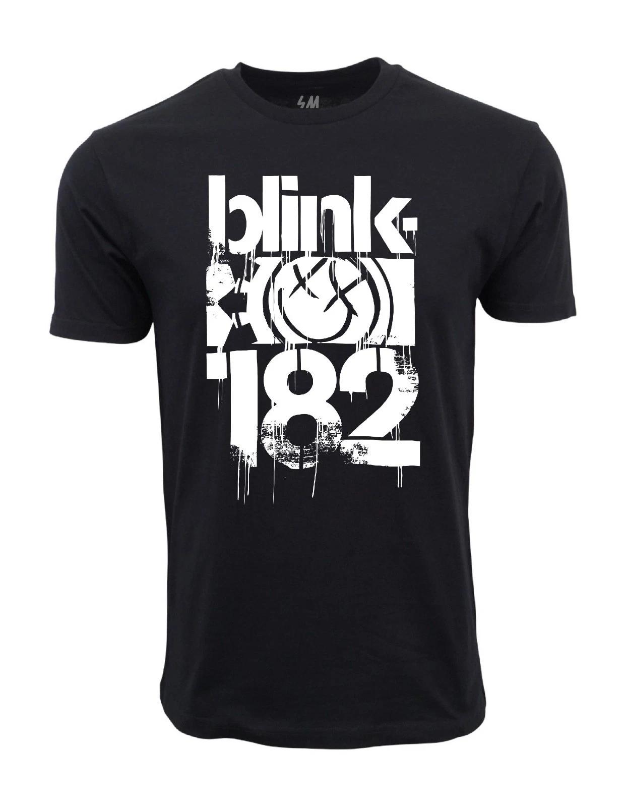 Unisex Adult Casual Graphic Blink-182 DRIP LOGO GRAPHIC T SHIRT T-S... XXXXL