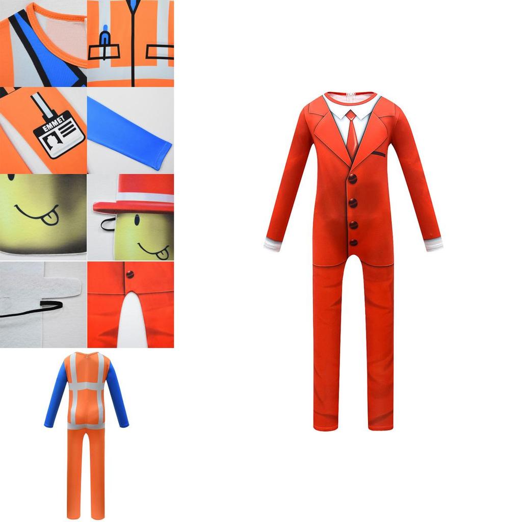 Eye-catching Roblox Cosplay Costume Kids Jumpsuit For Halloween And Parties