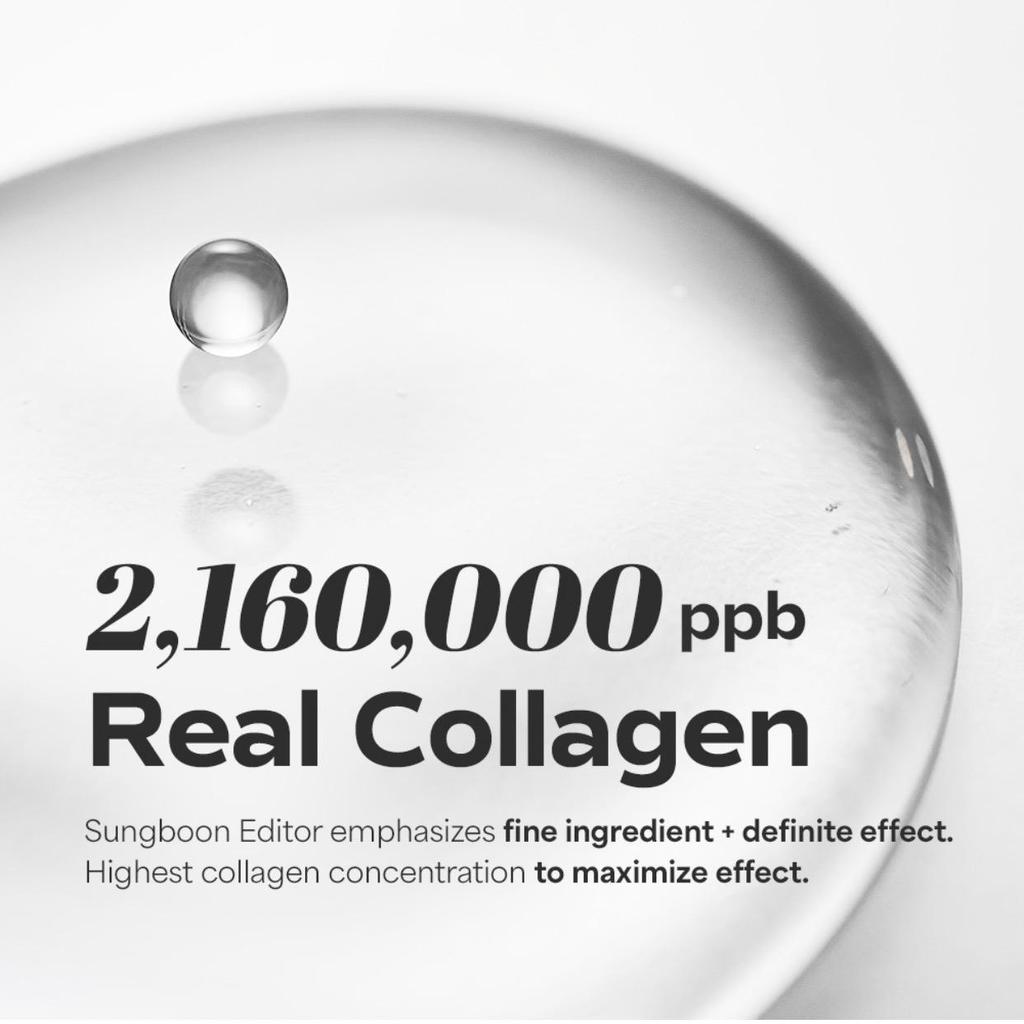 SUNGBOON EDITOR Deep Collagen Power Boosting Mask 37g /Four sheets