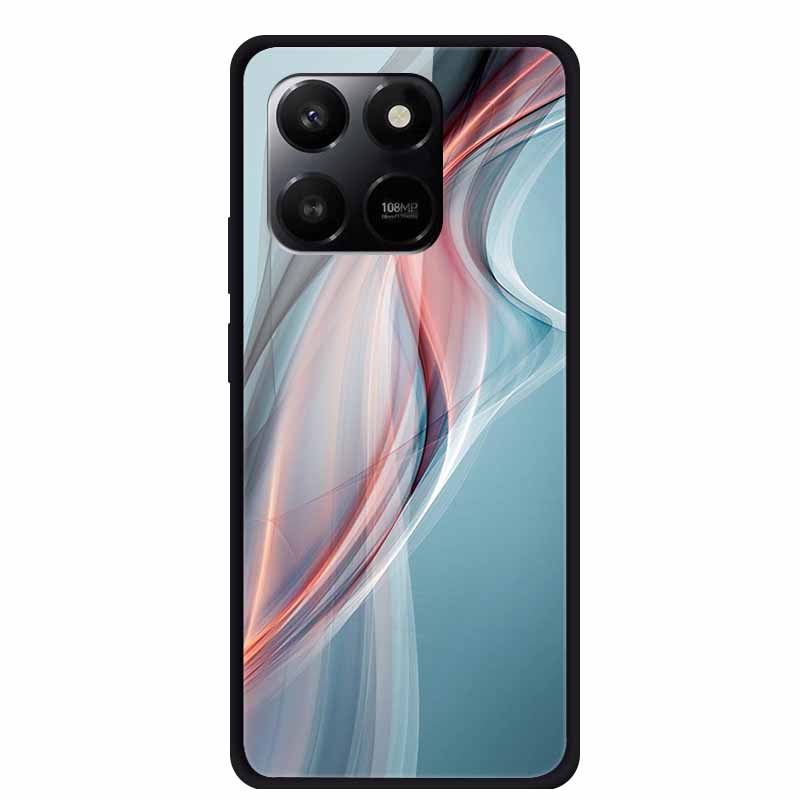 Glass Case For Honor X7d Play 10T 5G Case Soft Bumper Hard Tempered Glass Back Cover For Honor 400 Smart 2025 Phone Cases Fundas
