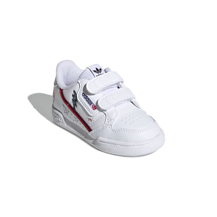 Adidas Originals Continental 80 Cf Low-Top Sneakers White Red Baby Sneakers FX6071