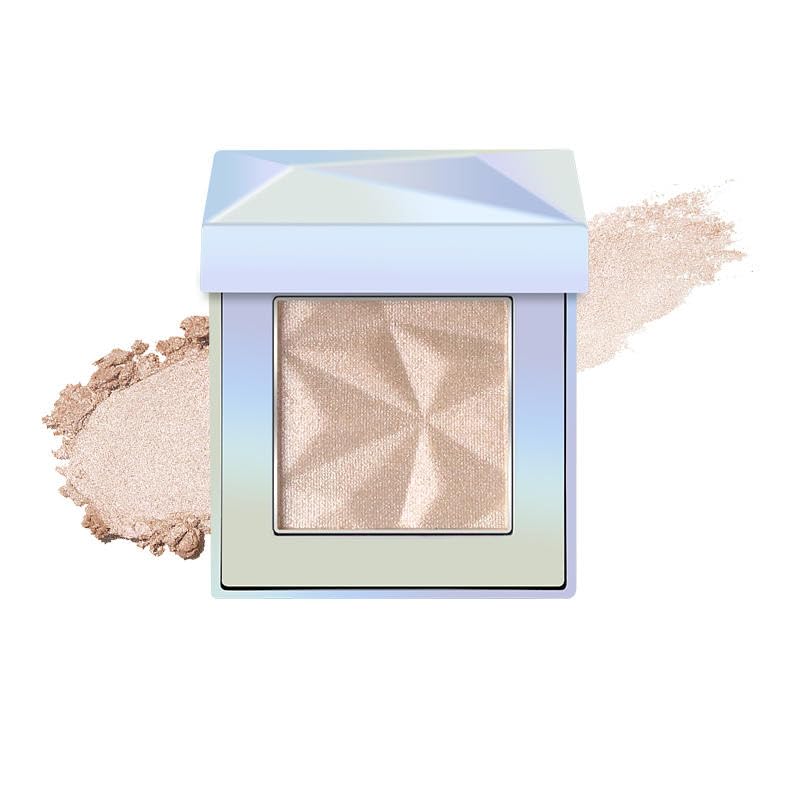 LionWell Aurora Highlight Lumizer Powder Diamond Highlighter GlitterShimmer Radiant Glowing Skin 4 g/02