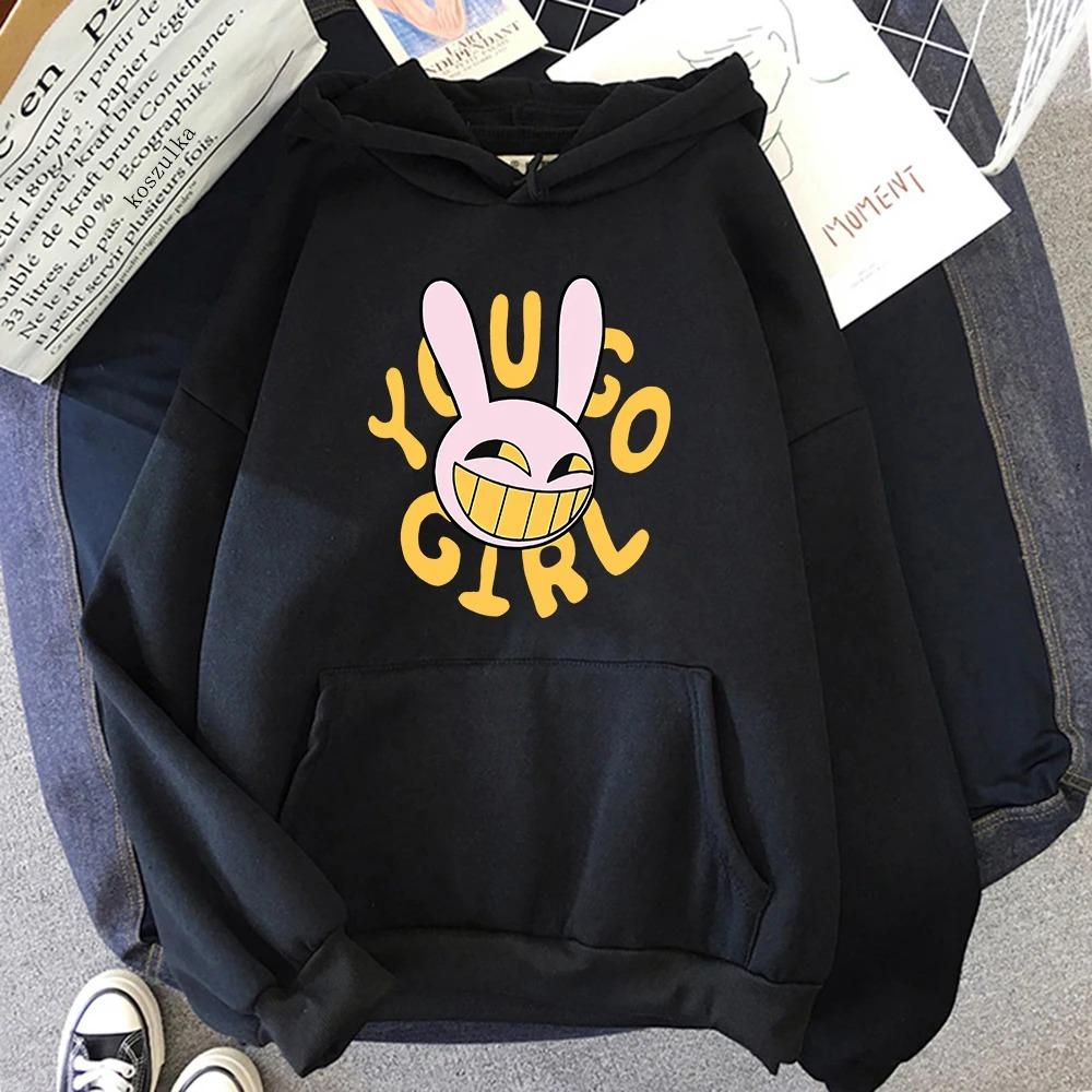 YOU GO GIRL Digital Circus Jax Hoodie Fashion Women Harajuku Funny Cute Rabbit Hoodie Cartoon Vintage Pullover Sweatshirt