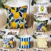 Lemon pillowcase cushion car living room home decoration square pillow bedroom 1PC sofa leisure and comfort