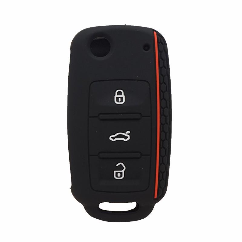 Volkswagen Silicone Key Case for New Bora, Sagitar, Lavida, Tiguan, Touareg.
