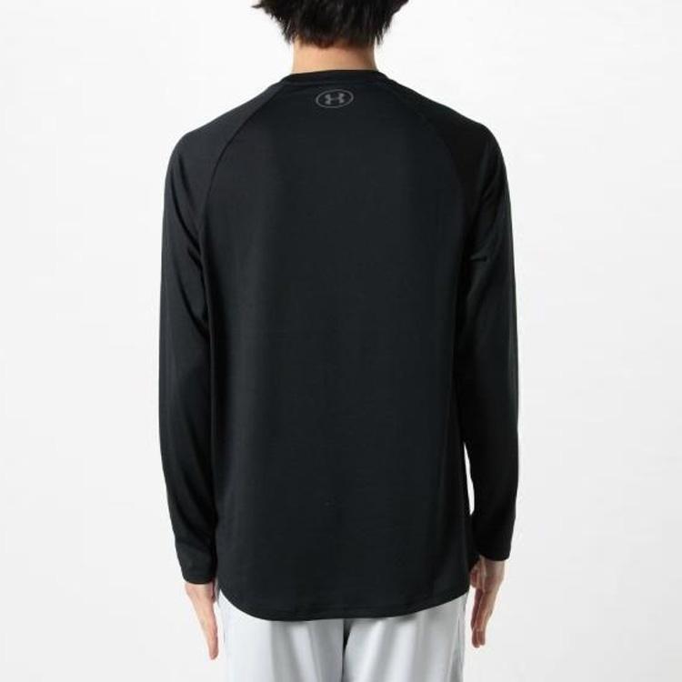 Under Armour T-Shirts Men's Black Crew Neck Moderate Unisex 1358562-001