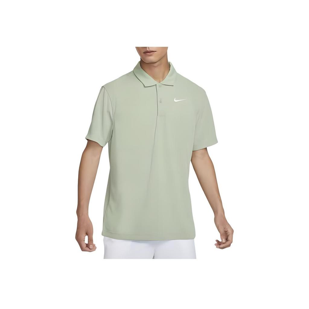 Nike Court Dri-FIT Solid Color Outdoor Casual Sports Polo Shirt Men Polo Shirts Horizon-Green DH0858-370