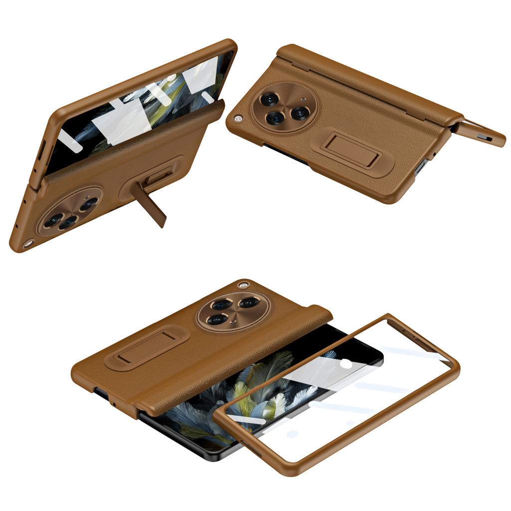 For OnePlus Open/Oppo Find N3 5G Case Kickstand Phone Cover Tempered Glass Film