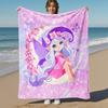 Fairy Moon Outdoor Flannel Blankets, Outdoor Travel, Home Blankets, Fan Gifts,Suitable for All Seasons, Christmas Gifts. R1127179