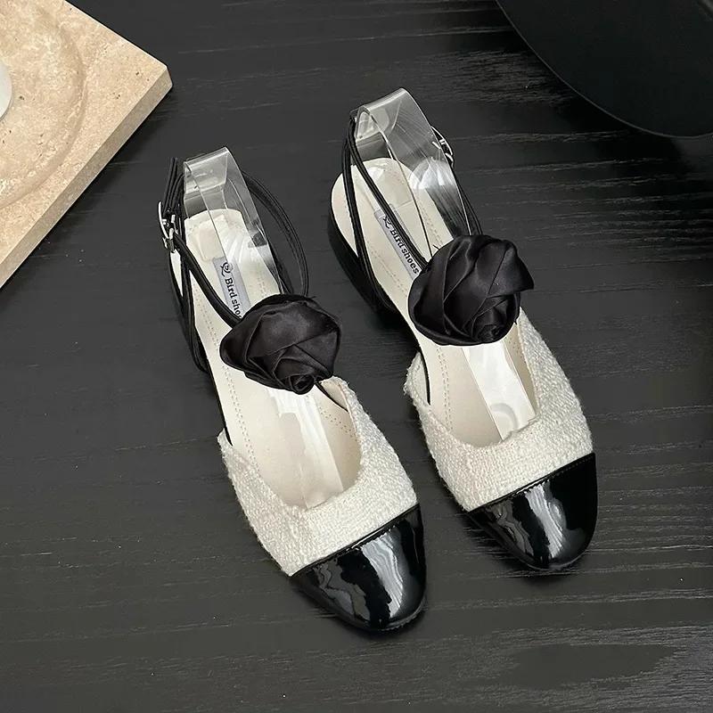 

Модная женская обувь, новые осенние туфли на высоком каблуке в корейском стиле, женские модные туфли смешанных цветов Mary Jane для женщин Zapatos De Mujer 35 белый