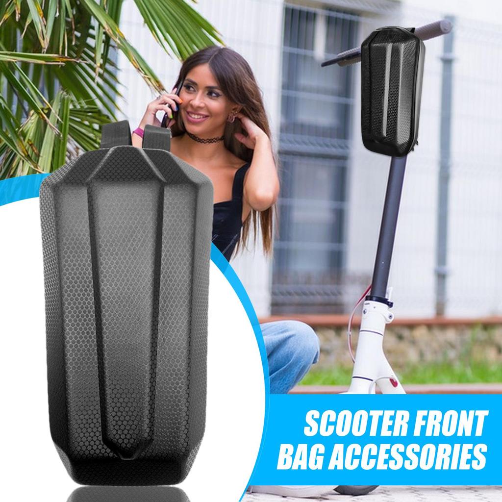 Scooter Bag 3L Waterproof Handlebar Bag for Front Electric Scooter Accessories Carry Bags Scooter Tiller Bag for Carrying Phone