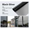 Window Privacy Film Anti Look Vinyl Glass Screen Foil Anti Heat Tint Mirror Stickers Rolls Non Adhesive UV Protection House Tool