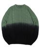 EMOTION PLANET Over-Dyed Cable Knit Sweater (Khaki)