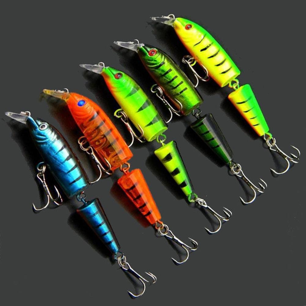Kit 10 Leurres Sauterelle Happyyami – Swimbait Flottant Pour Pêche En Eau Douce