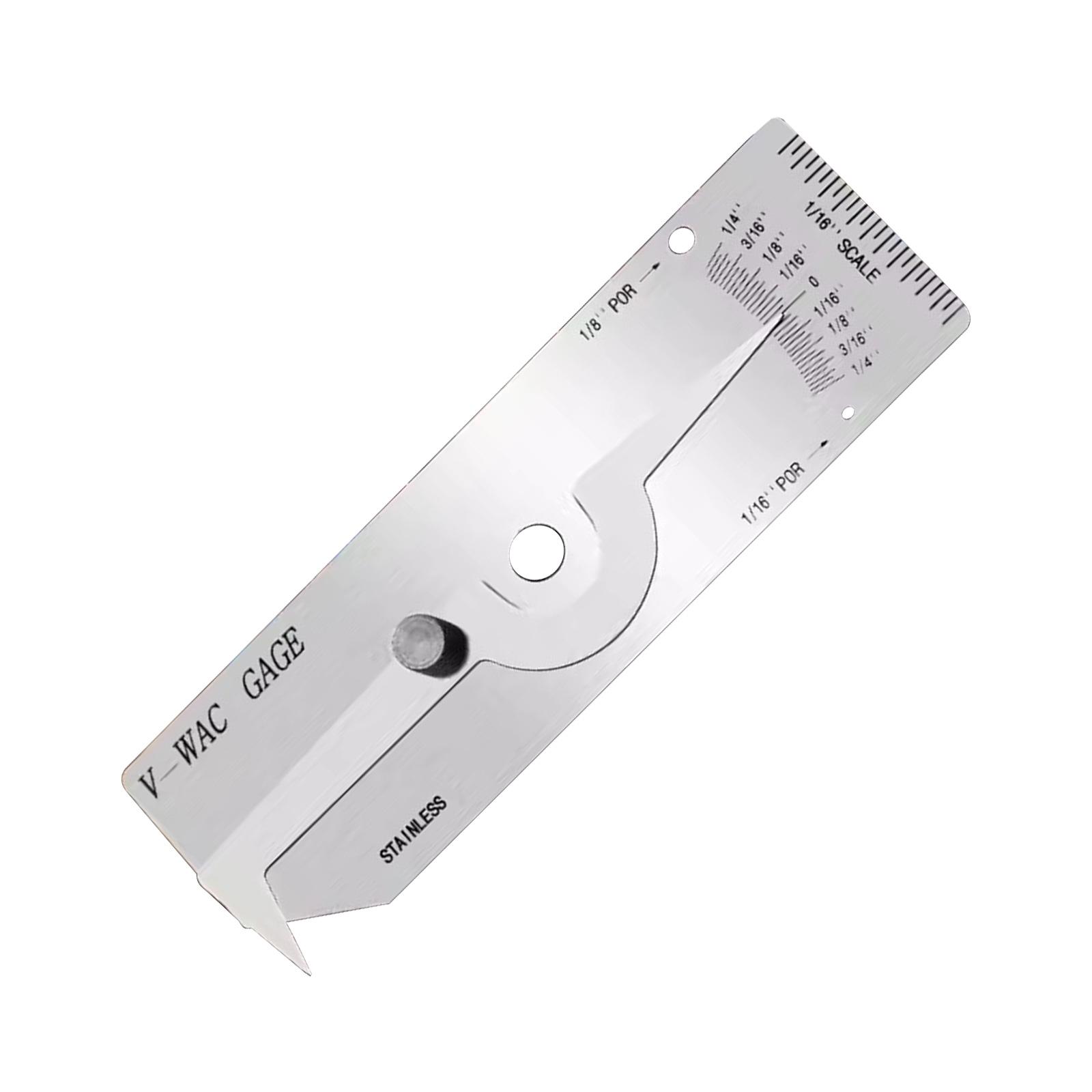 

Измерительный прибор для контроля сварки из нержавеющей стали с дюймовой резьбой, глубиномер для проверки поднутрений и выступов