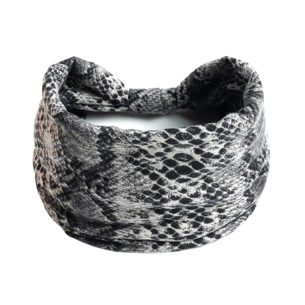 Geknotetes Stirnband mit Leoparden- und Zebra-Print – Sexy elastisches Sport-Stirnband für Damen