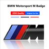 1pcs BMW M LOGO Fender Emblem Badge Rear Trunk Badge For 1 3 5 7 Series X1 X3 X5 X6 M Sports Sticker Car Accessories Styling dnsh52
