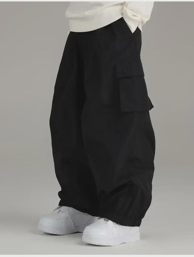 Macacão Masculino Plus Size para Exterior: Calças Casuais com Punho para Primavera e Outono