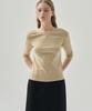 Deuloupisumeon Soft Basic Boat Neck T-Shirt [Lilac]