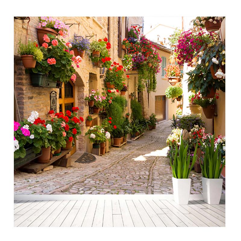 

Обои Цветок Европейский Вид Улицы 3d Настенные Росписи Фотообои Домашний Декор Гостиная Диван Фреска 300 cm(W) x 200 cm(H)