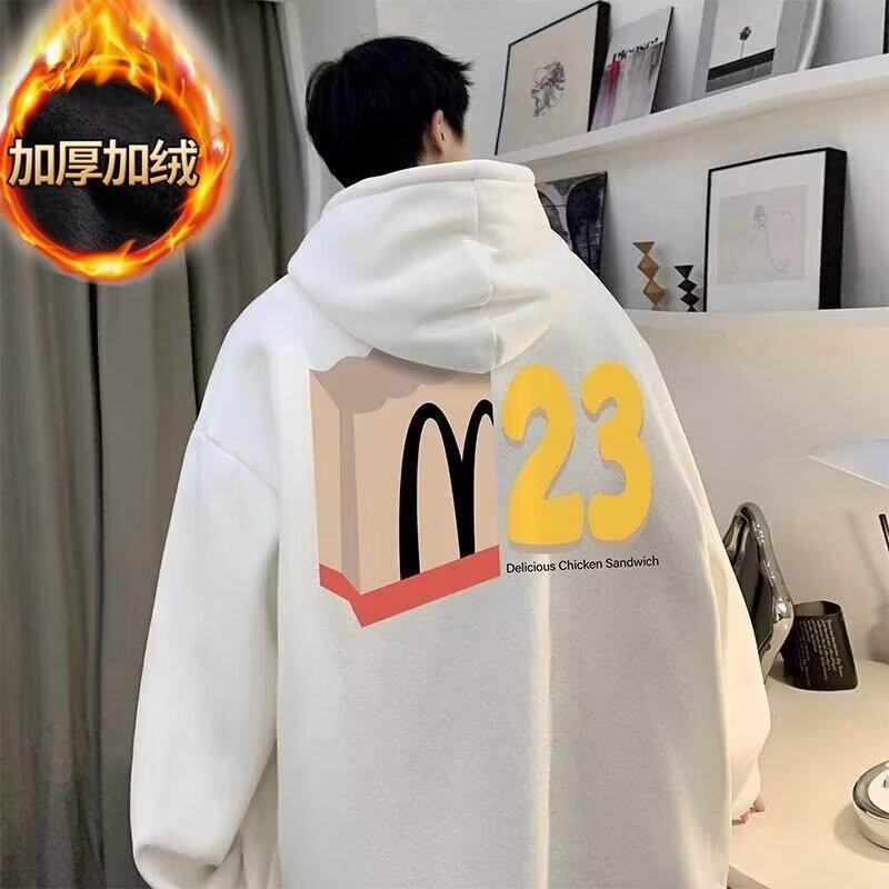 Retro svetr Hong Kong Style Pánské Jarní a Podzimní Pánský svetr s kapucí Americký Heavy High Street Ins Fashion Brand Baggy Coat