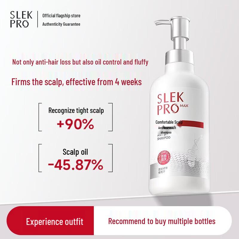 Slek Anti-Hair Loss & Strengthening Shampoo 355ml