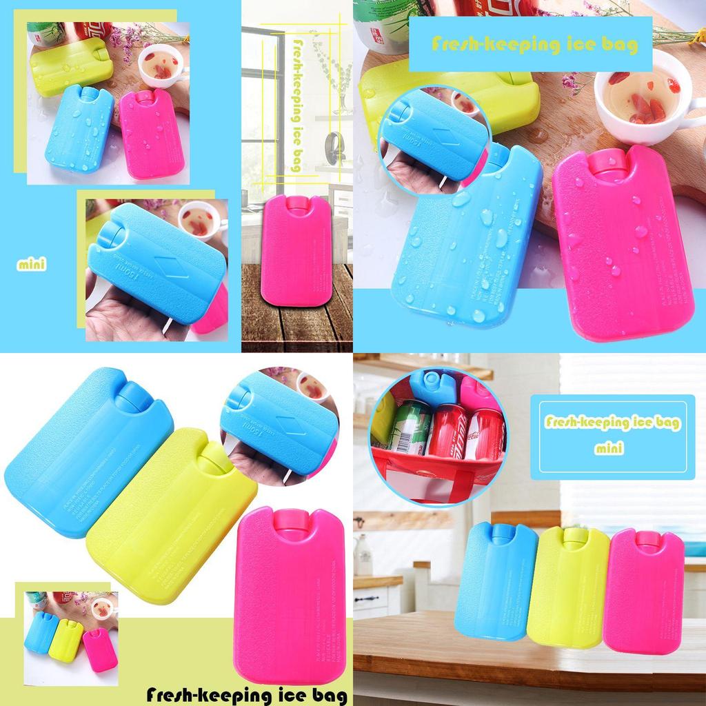 Mini Color Ice Board With Reusable Ice Source For Super Long Cold Preservation