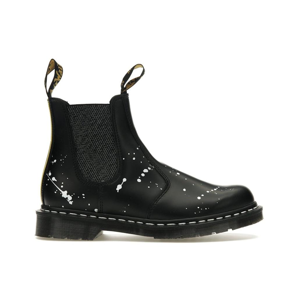 Dr. Martens Neighborhood X 2976 Made In England Chelsea Paint Splatter Unisex Sneakers Black White 27592922