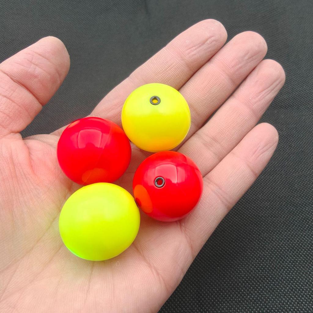 Ceramic Ring Fishing Float with Built-In Counterweight for Crucian Carp - Nylon, Semi-Water, Copper Ring Buoyancy Ball